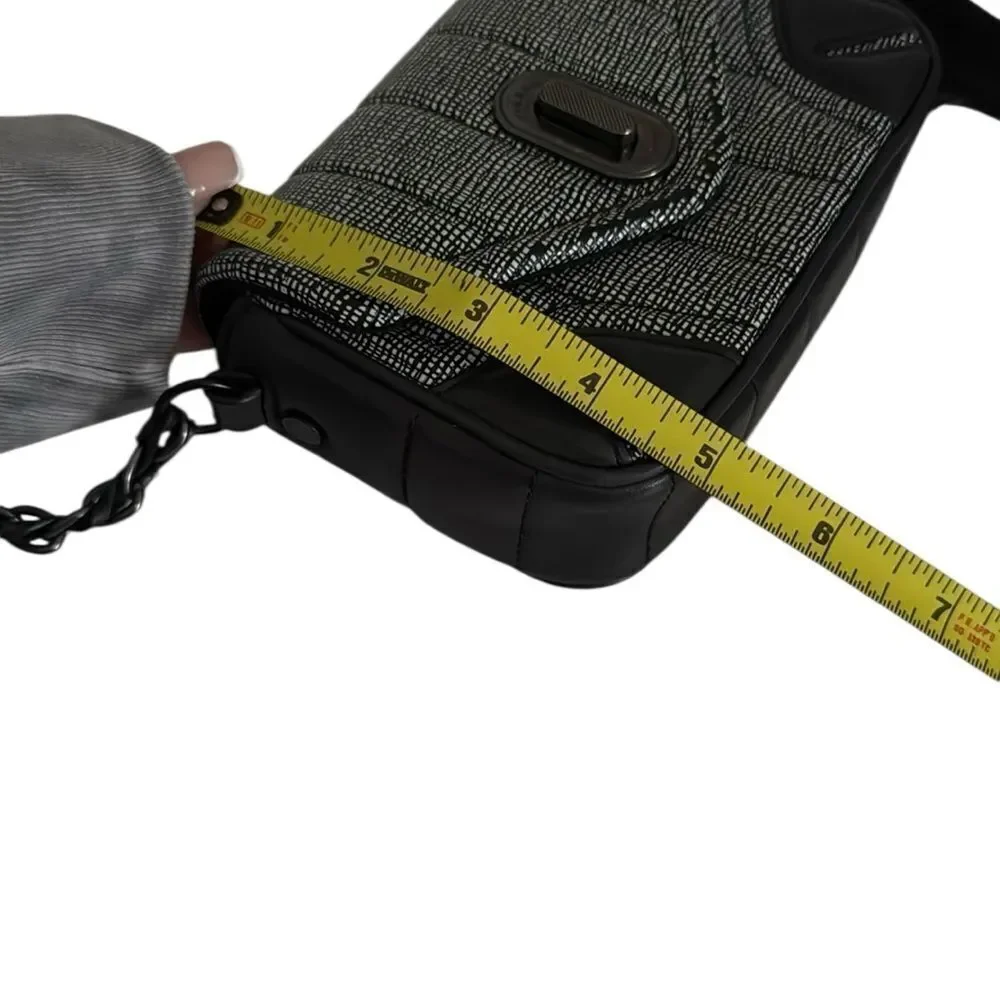Rag & Bone mini Black and Gray Crossbody Bag with Elegant Design
